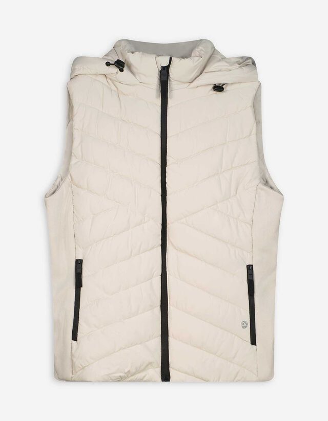 Steppelt mellény - Steppelt varrással - feher