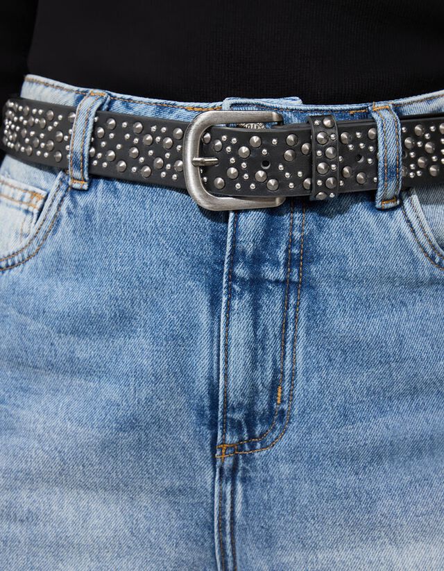 Öv - Szegecselt - fekete