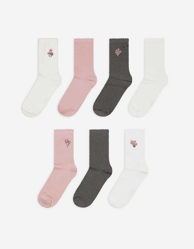 Zokni - 7 db-os csomag