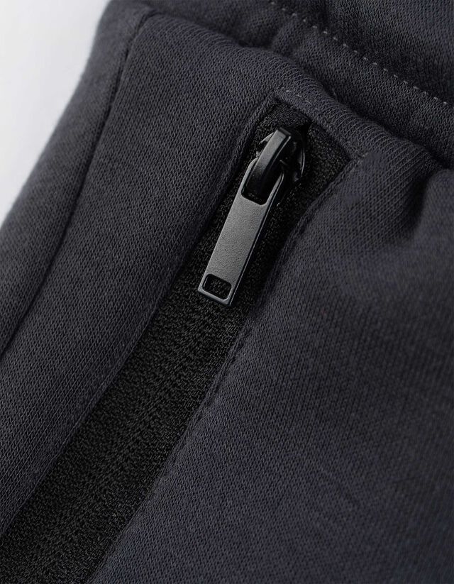 Szabadidőnadrág - Nyomott minta - sötétszürke