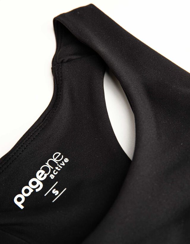 Rövid top - Puha tapintású - fekete