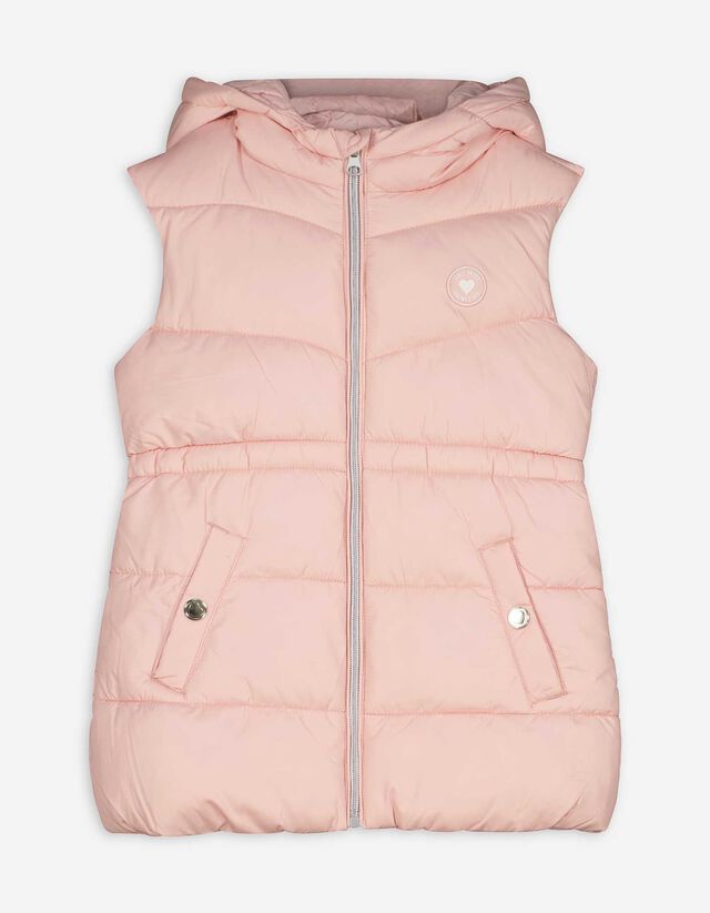 Hosszú mellény - Béléssel - rozsaszin