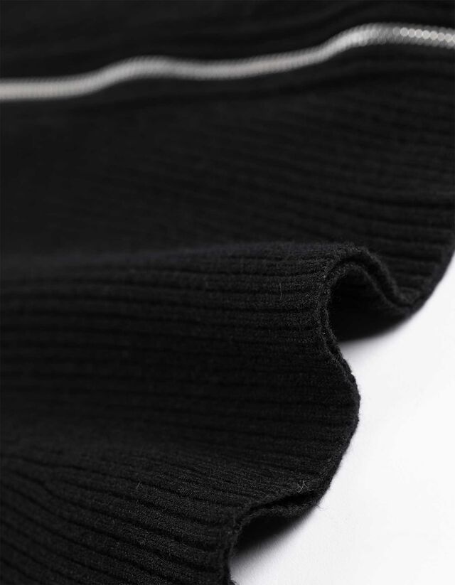 Szoknya - Kötött ruha - fekete