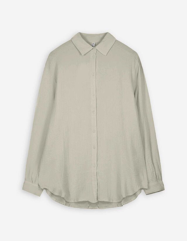 Blúz - Muszlin - vilagos zold