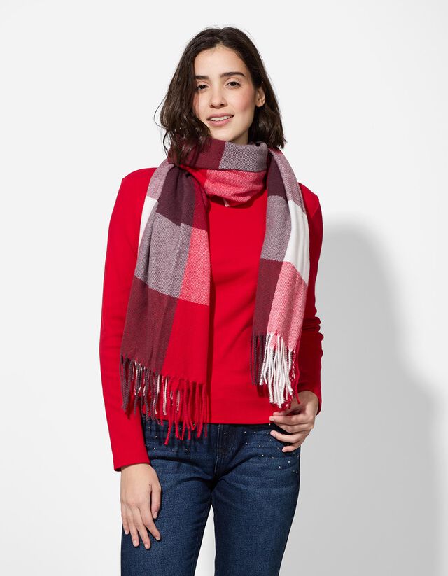 Sál - Kockás - zöld