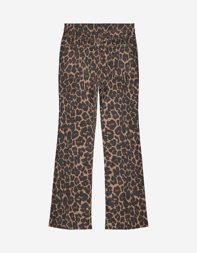 Nadrág - Enyhén bővülő fazon - bézs