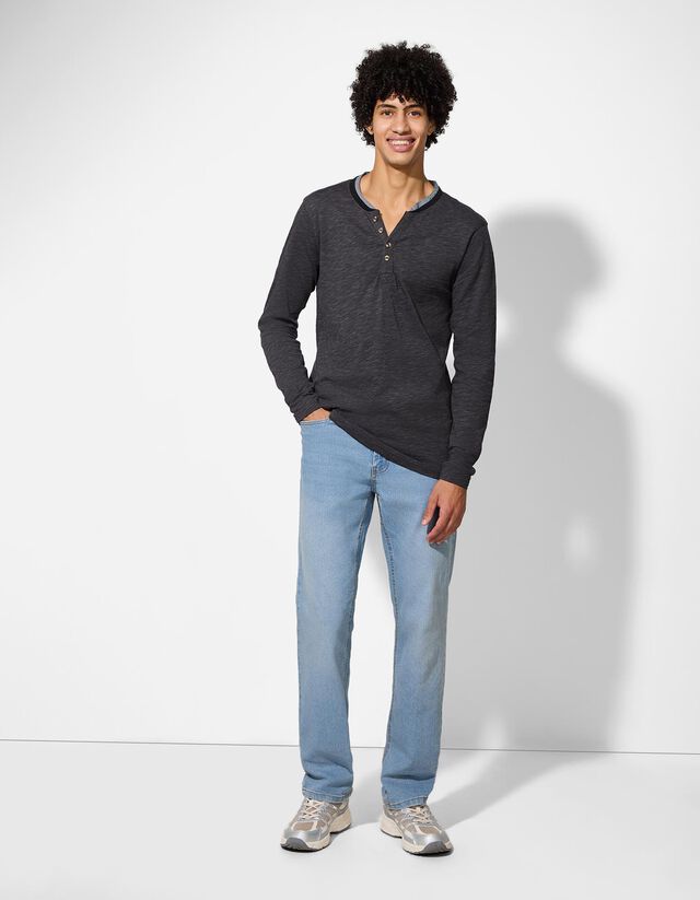 Hosszú ujjú felső - Kétrétegű hatás - zöld