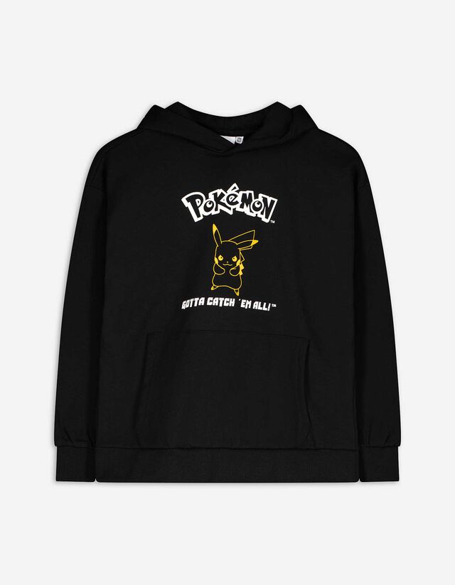 Kapucnis felső - Pokémon - fekete