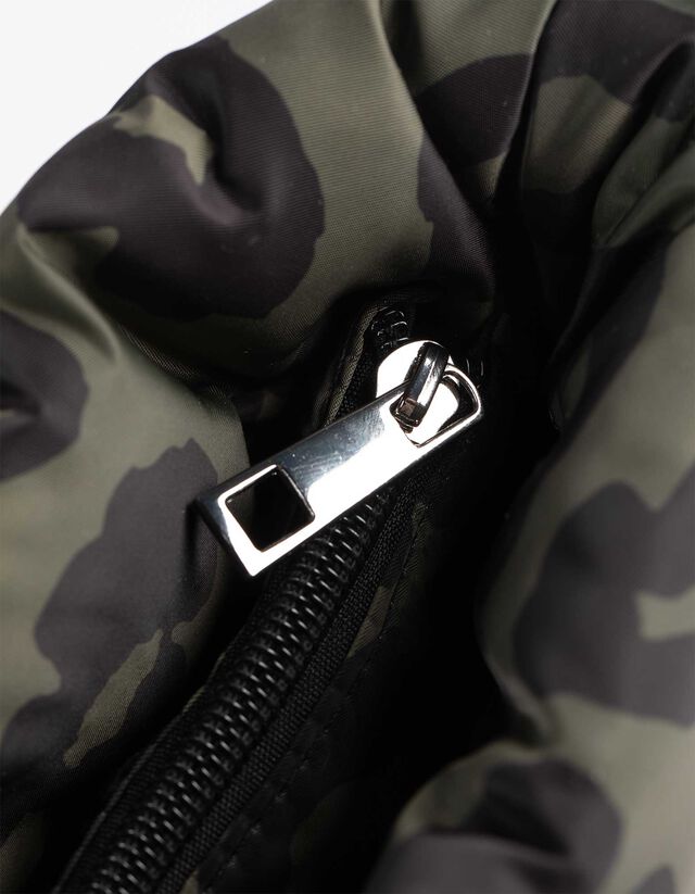 Táska - Párducmintás - sötétzöld