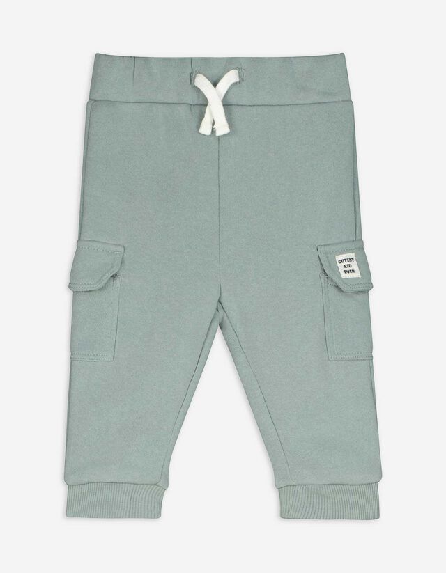 Sweatshirt és nadrág szett - Elszórt nyomott minta - feher