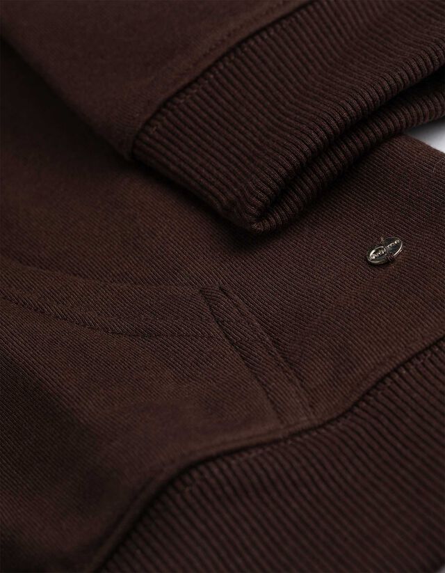 Kapucnis felső - Kapucni - barna