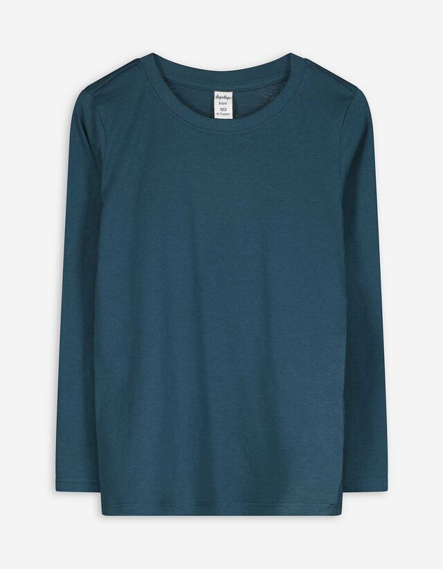 Hosszú ujjú felső - Egyszínű - zöld