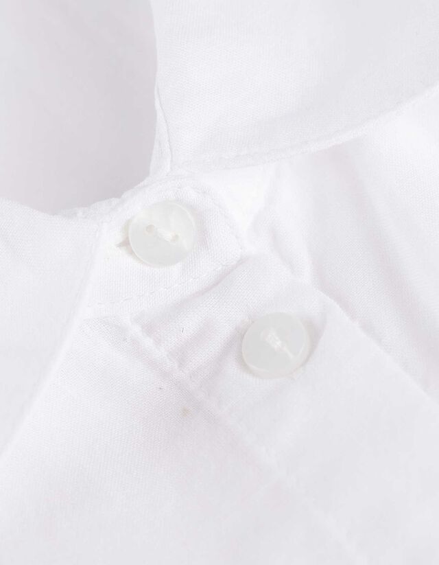 Blúz - Mellzsebes - feher