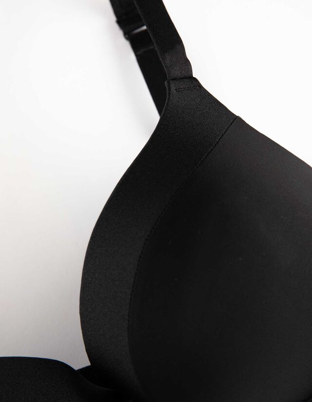 Szuper push-up melltartó - Push-up hatás - fekete