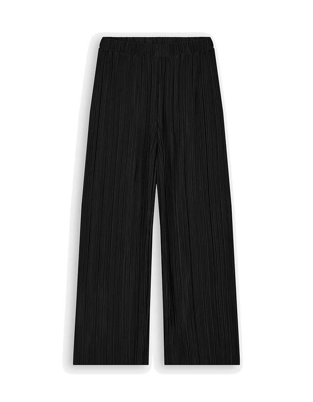 Nadrág - Ráncok - fekete