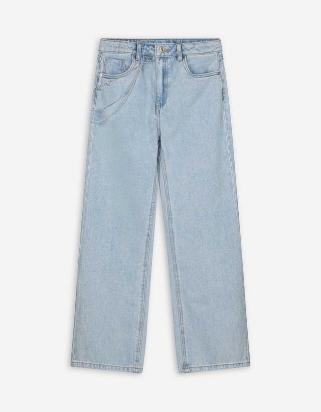 Farmernadrág - Láncrezszlet - fekete