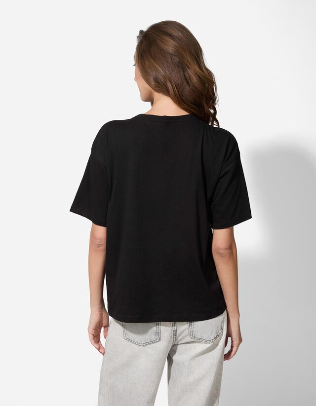 Póló - Strasszokkal - feher