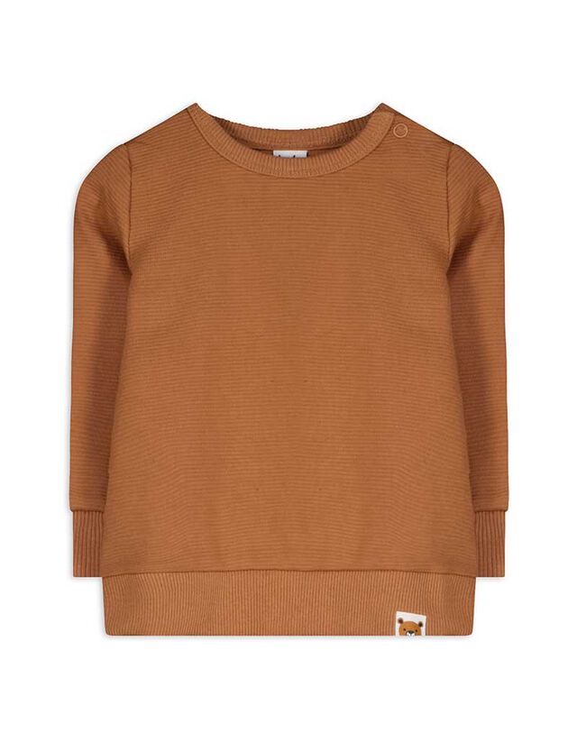 Melegítőfelső - Puha anyag - világos barna