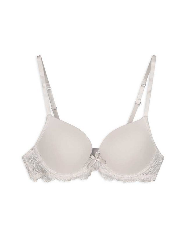 Sima felületű melltartó - bézs