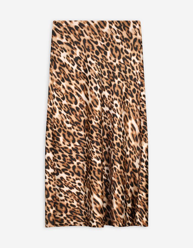 Szoknya - Párducmintás - feher