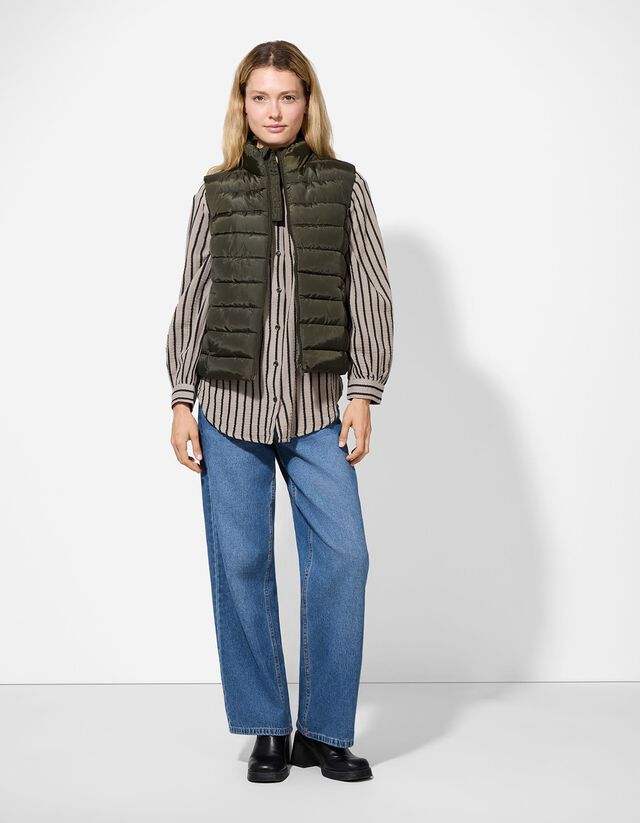 Steppelt mellény - Egyszínű - világos barna