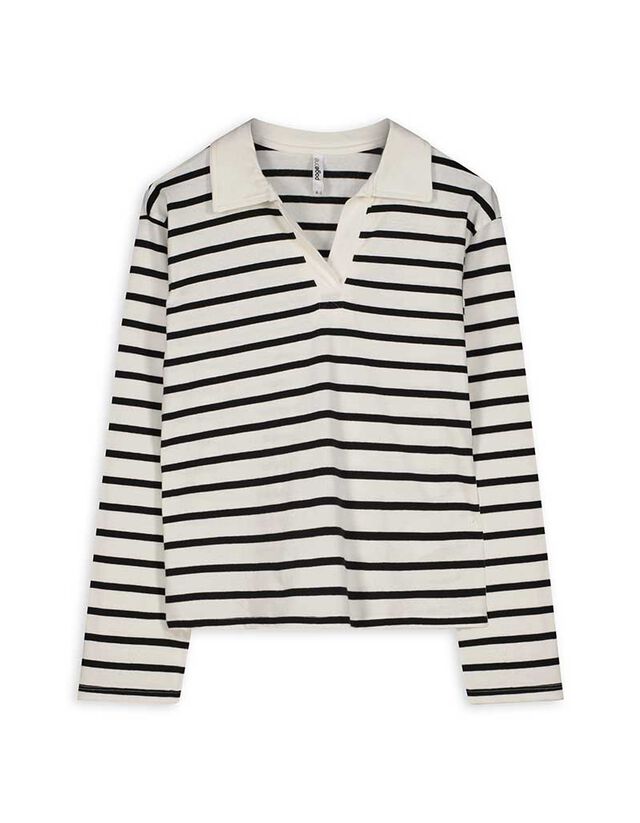 Hosszú ujjú póló - Csíkos - feher