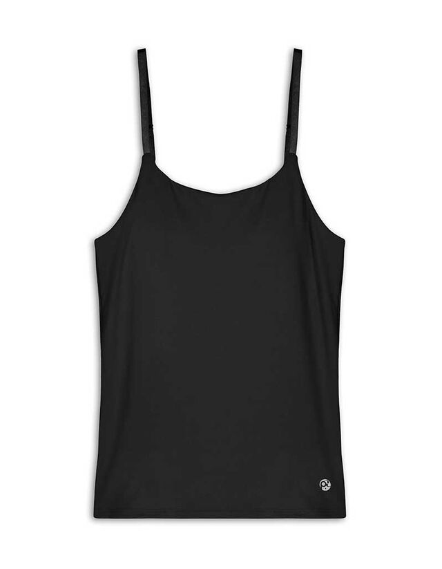 Ujjatlan felső - Lélegző szövet - fekete