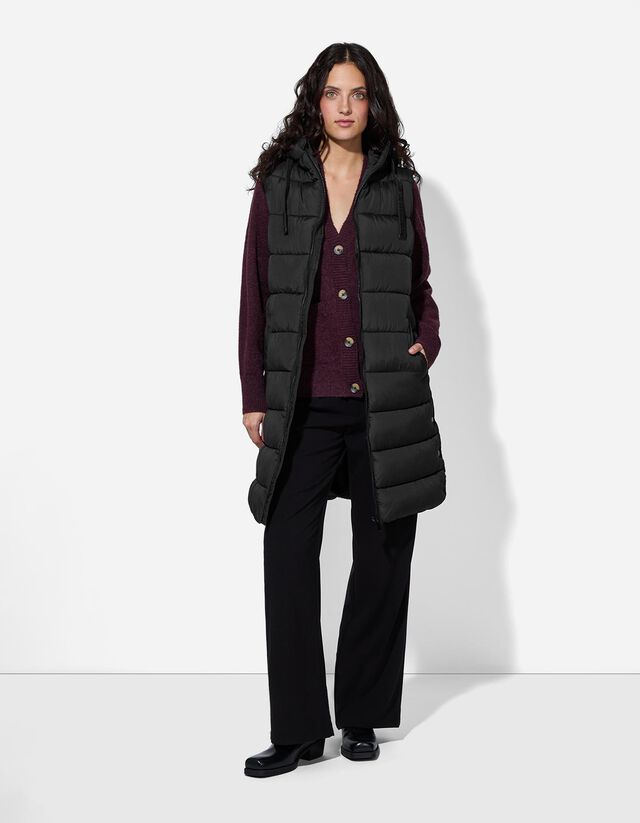 Steppelt mellény - Állítható derék - fekete