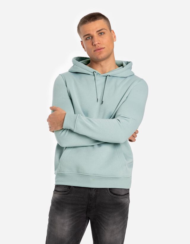 Kapucnis felső - Pamut keverék - sotetkek