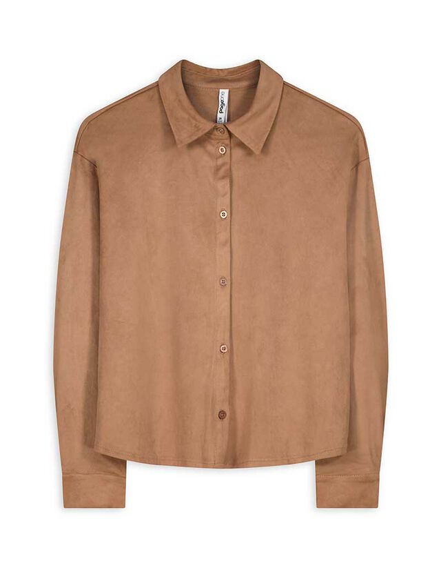 Blúz - Velúr utánzat - sötétzöld