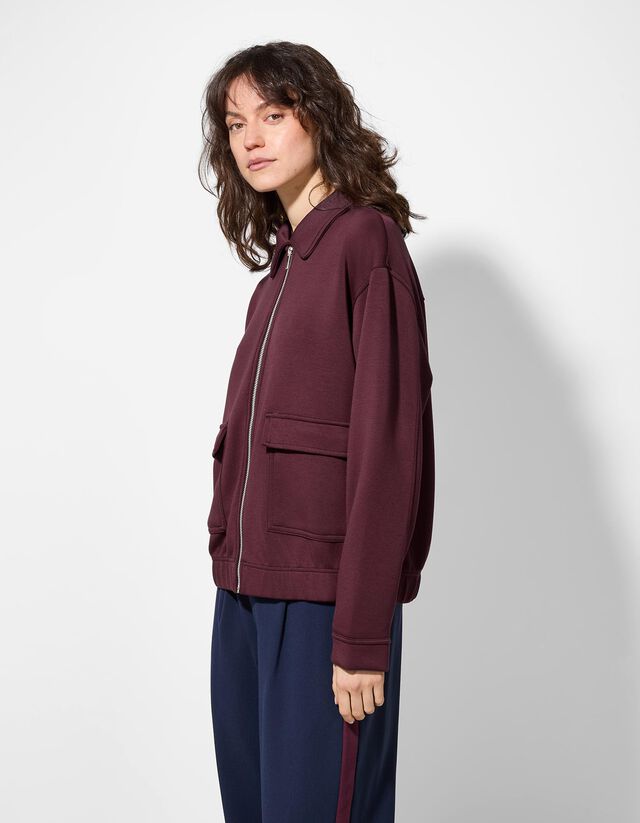 Cipzáros melegítőfelső - Cipzáros - barna