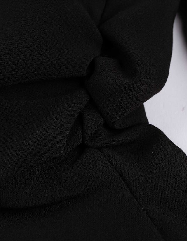 Blézer - Háromnegyedes ujjú - fekete