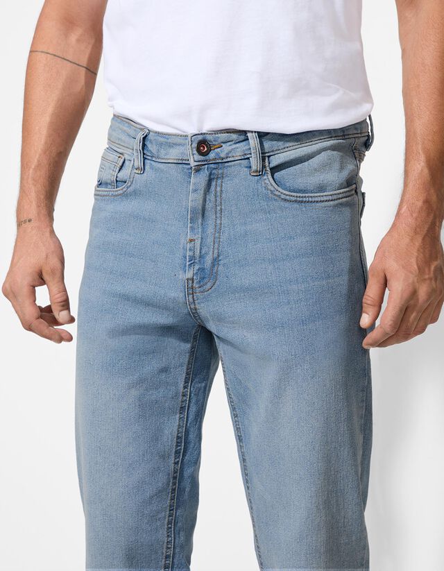 Farmernadrág - Egyenes fazon - vilagoskek