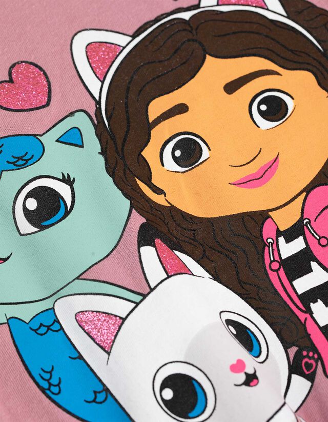 Hosszú ujjú felső - Gabby's Dollhouse - lila