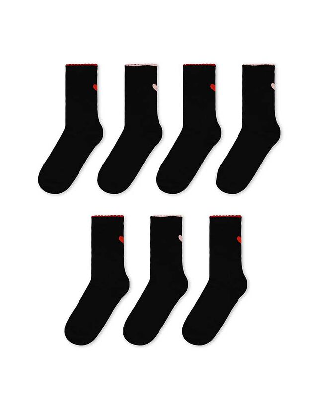 Zokni - 7 db-os csomag