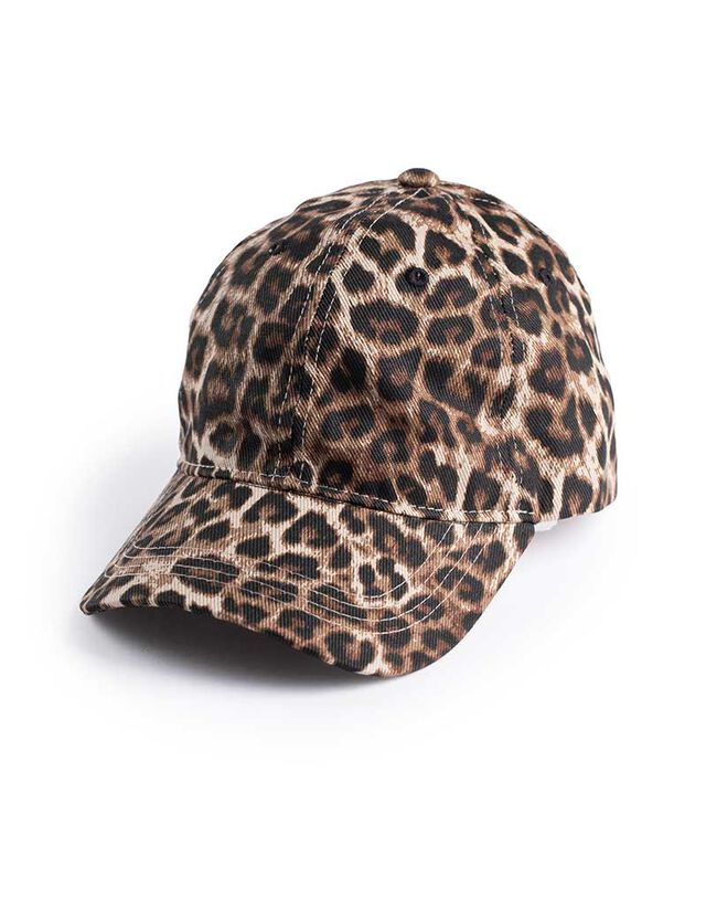 Baseball sapka - Párducmintás - sötétbarna