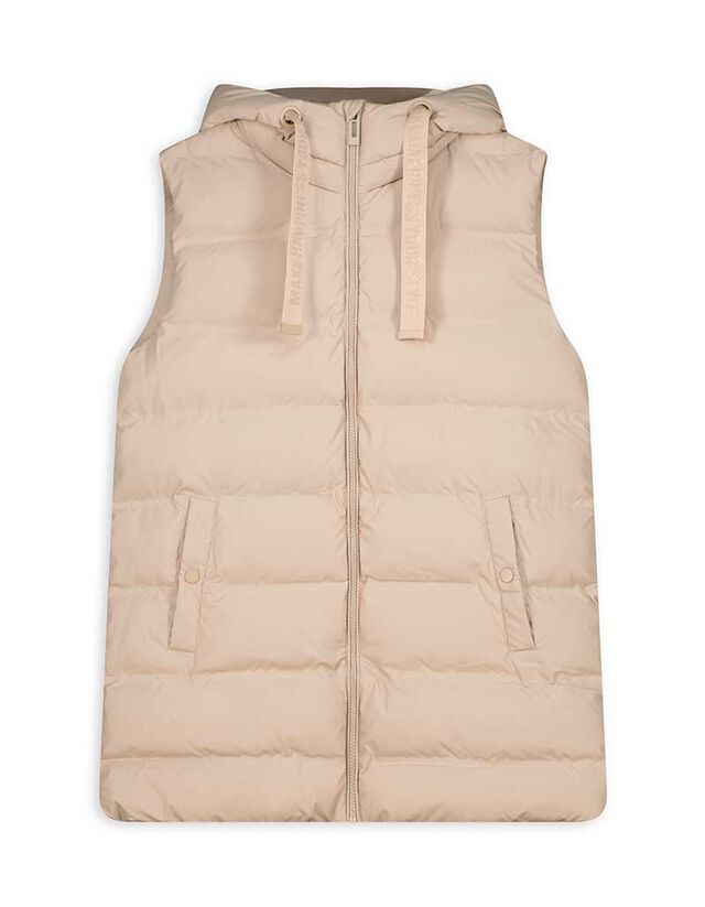 Steppelt mellény - Normál fazon - bézs