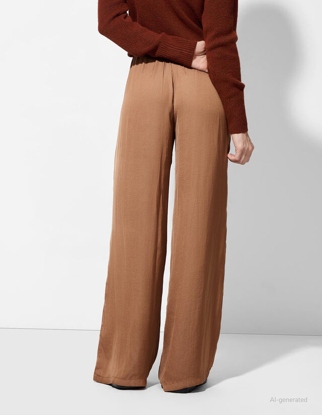 Nadrág - Széles szárú - fekete