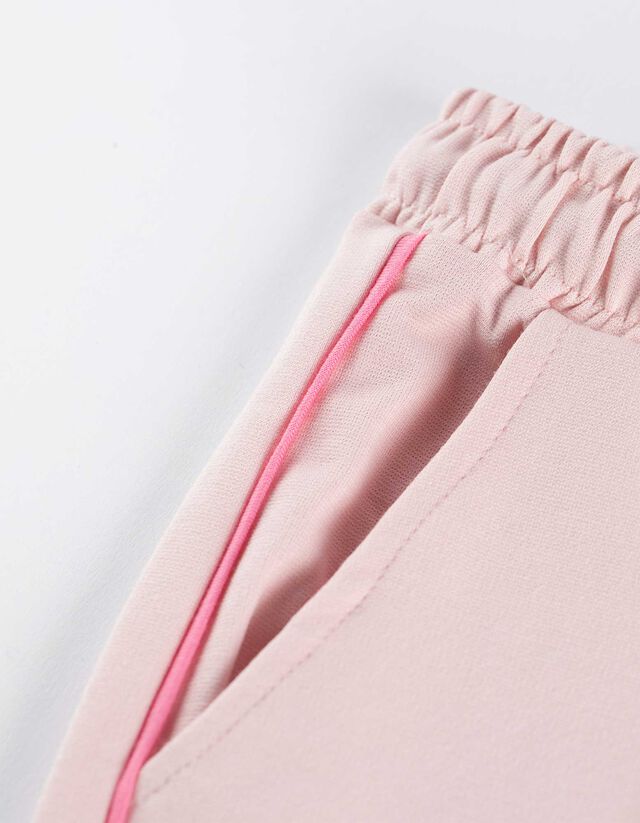 Szabadidőnadrág - Egyszínű - rozsaszin