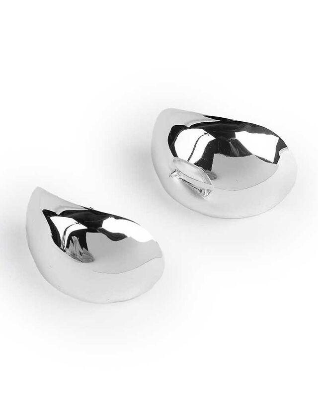 fülbevaló - Egyszínű - ezust