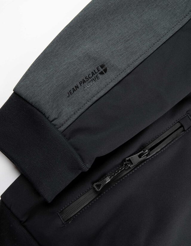 Széldzseki - Softshell - sötétszürke