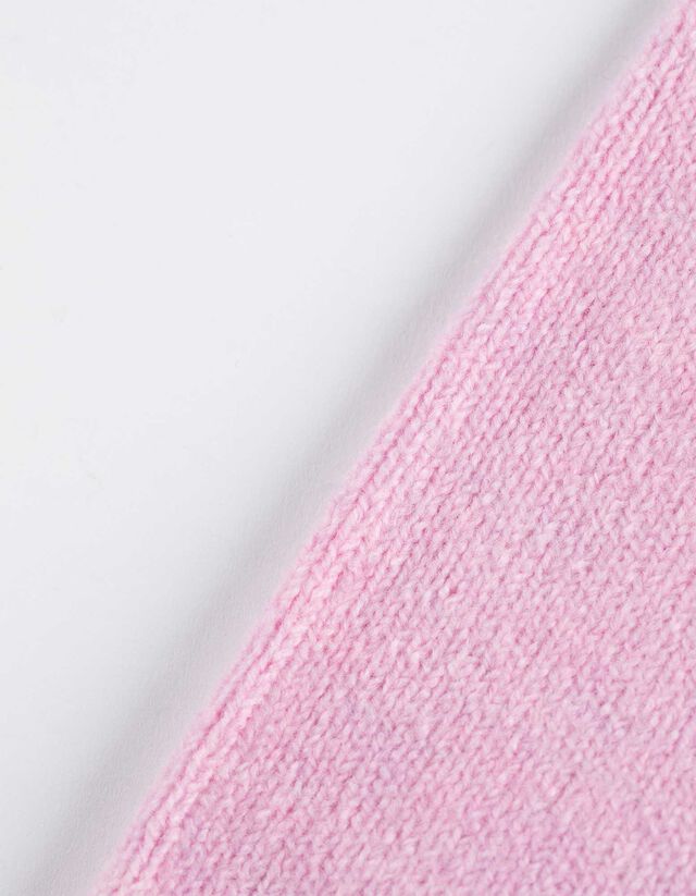 Pulóver - V-kivágás - vilagos szurke