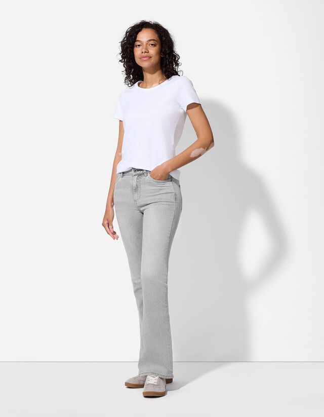 Farmernadrág - Enyhén bővülő fazon - sotetkek