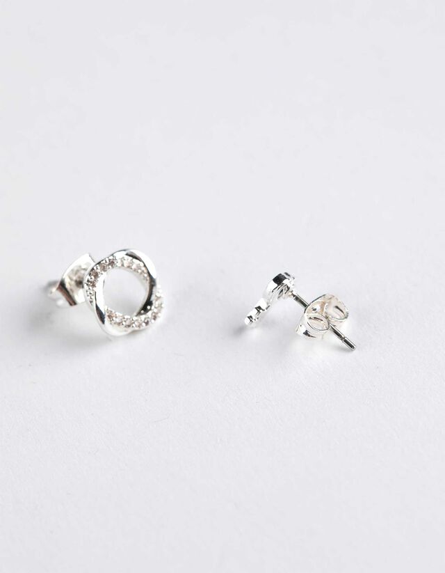 fülbevaló - 6 db-os csomag - ezust