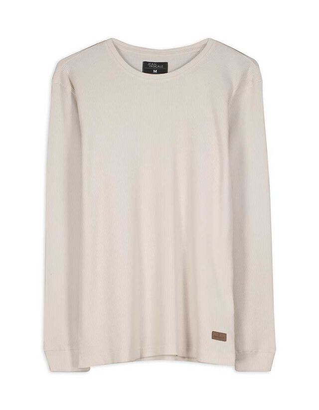 Hosszú ujjú felső - Normál fazon - szürke