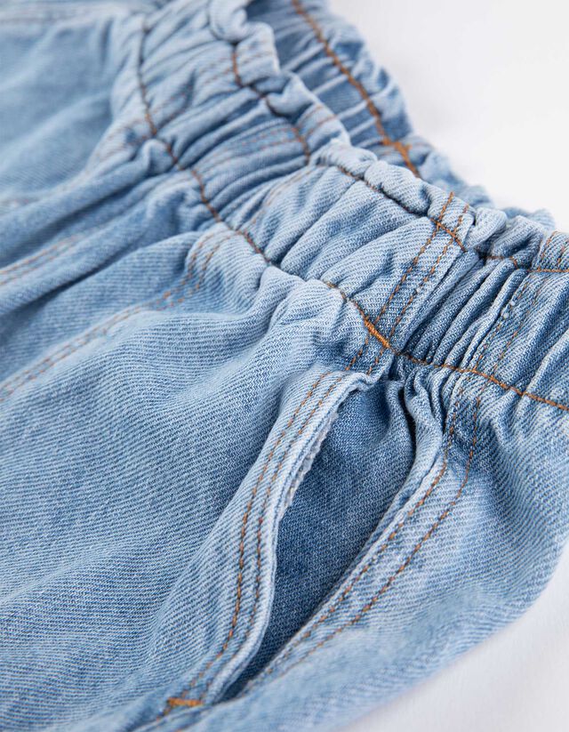 Cargo nadrág - Széles szárú - vilagoskek