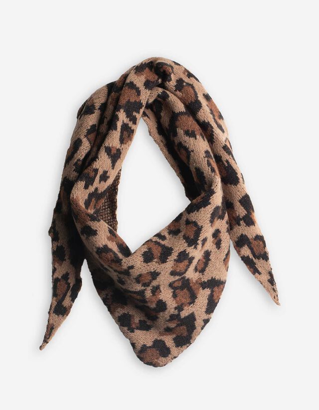 Sál - Állatmintás - bézs