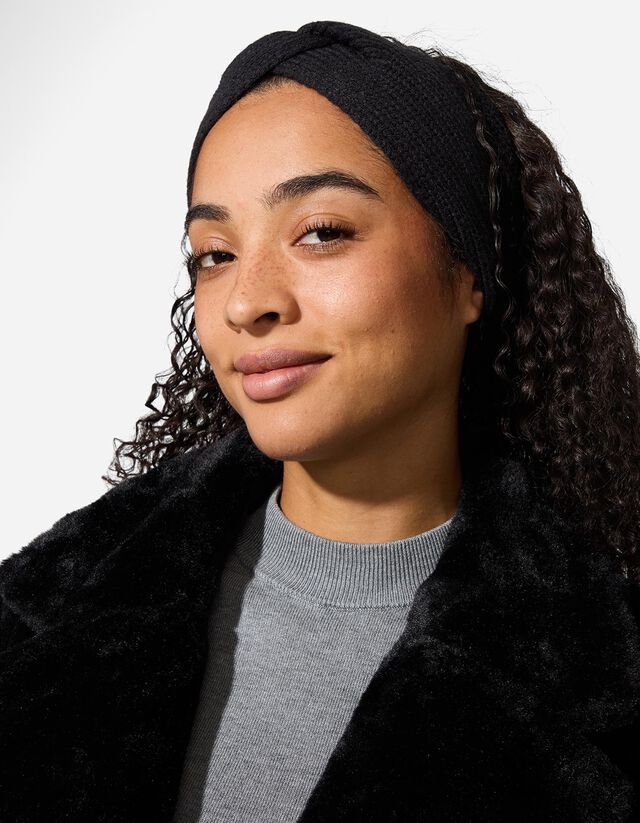 Fejpánt - Egyszínű - fekete