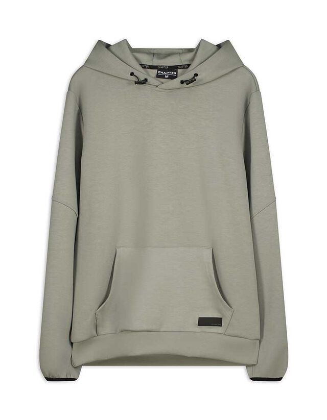 Melegítőfelső - Kapucni - sötétzöld