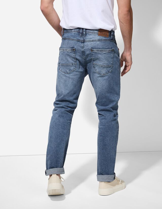 Farmernadrág - Egyenes fazon - sotetkek